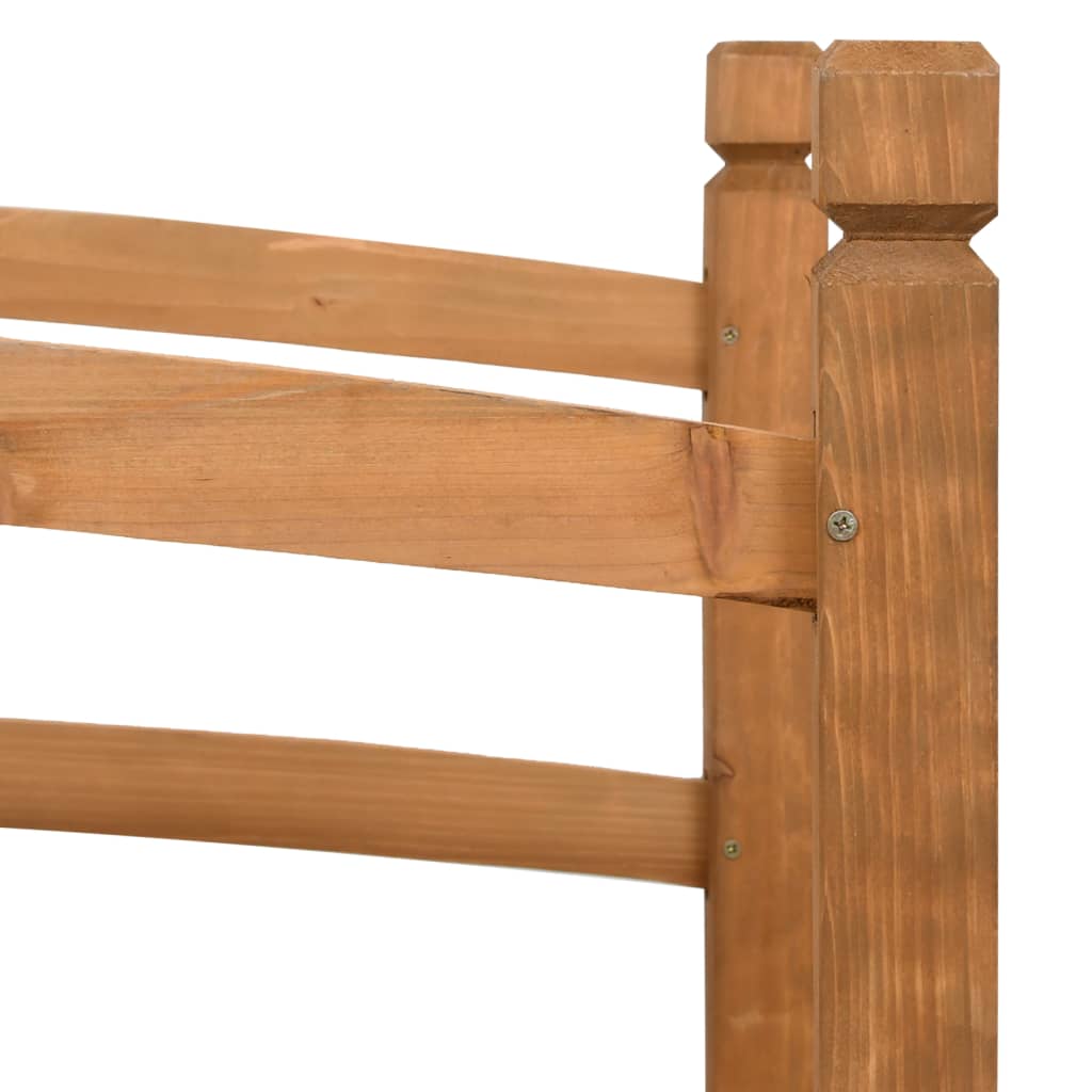 Ponte da Giardino 140x60x60 cm in Legno Massello di Abete | homemem39