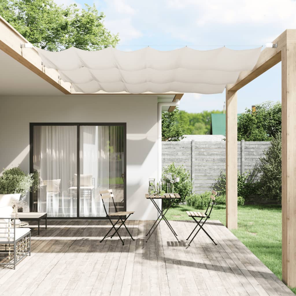 Paravento Verticale Bianco 60x270 cm Tessuto Oxford - homemem39