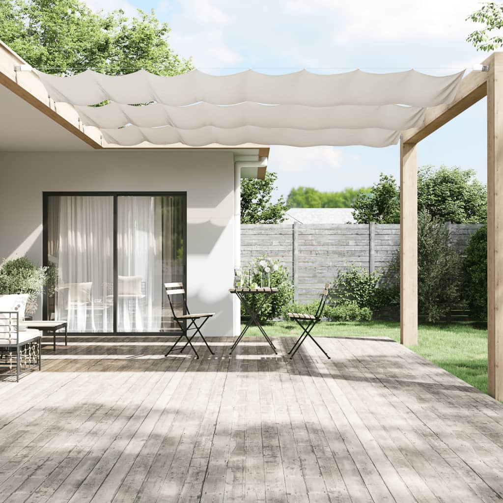 Paravento Verticale Bianco 60x1200 cm Tessuto Oxford - homemem39