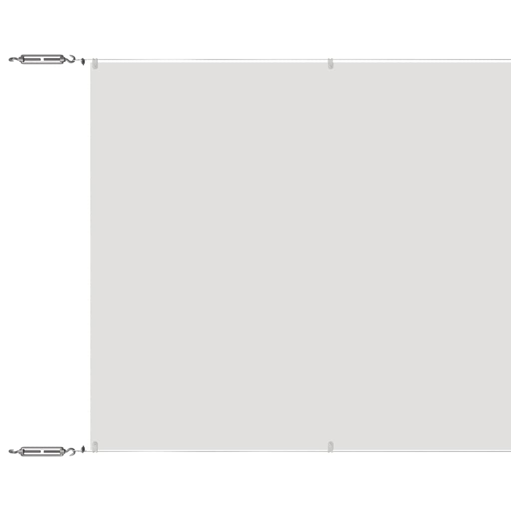 Paravento Verticale Bianco 140x600 cm Tessuto Oxford