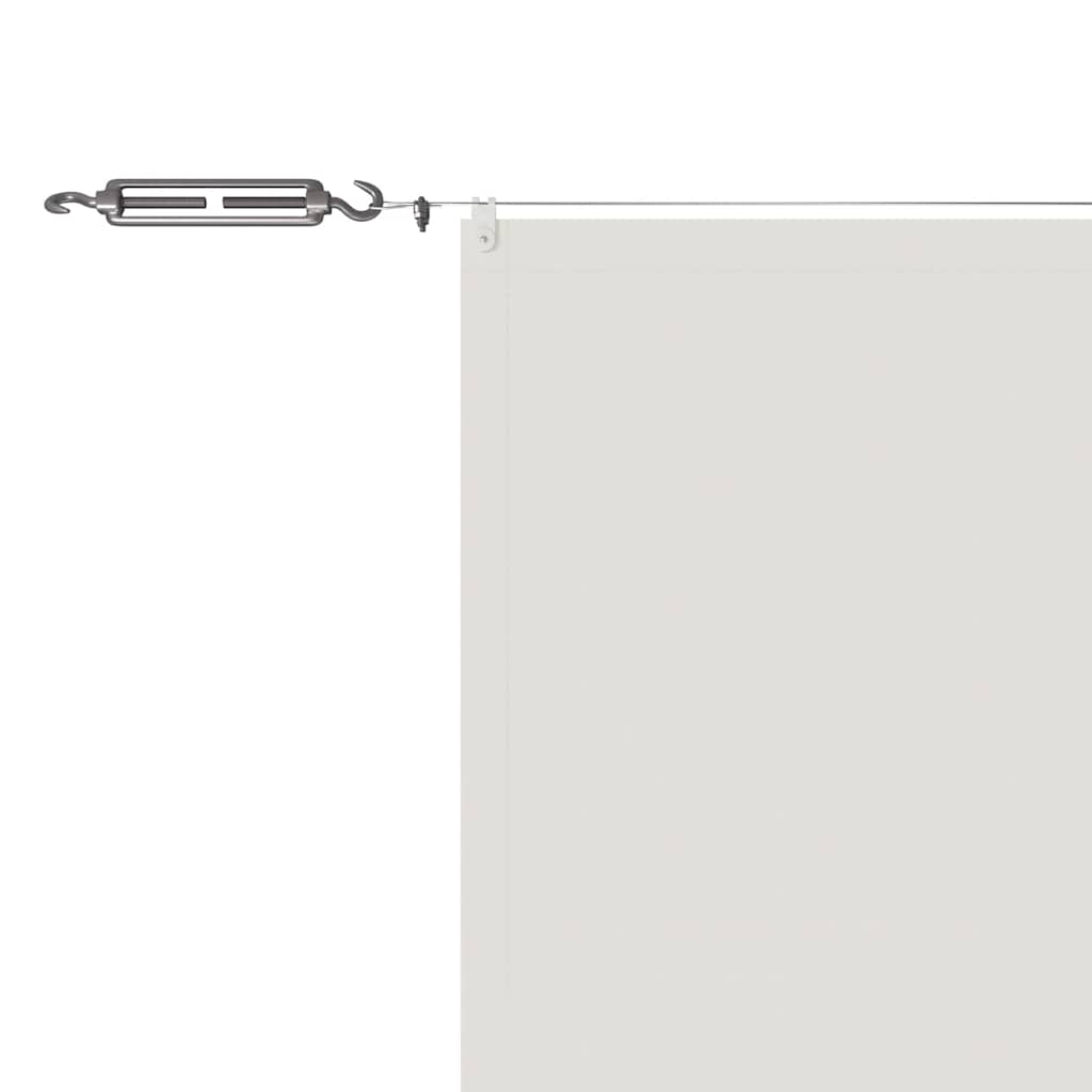 Paravento Verticale Bianco 140x600 cm Tessuto Oxford