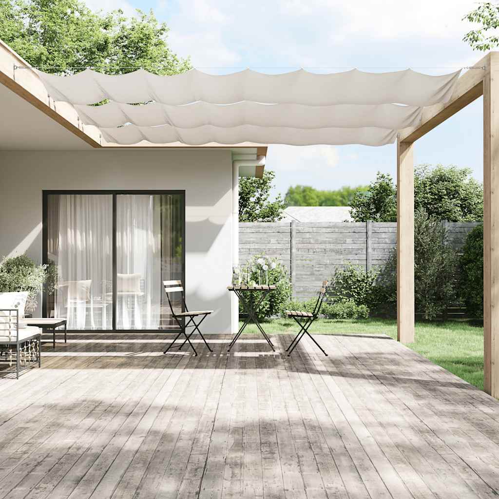 Paravento Verticale Bianco 140x600 cm Tessuto Oxford