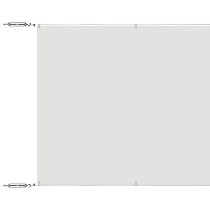 Paravento Verticale Bianco 140x800 cm Tessuto Oxford