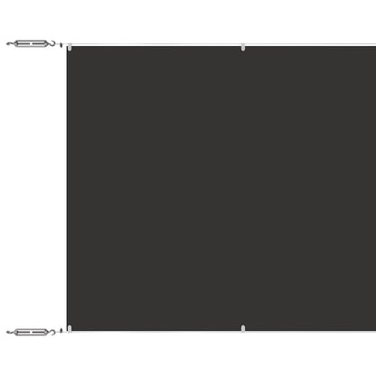Paravento Verticale Antracite 140x600 cm Tessuto Oxford