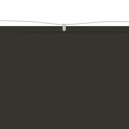 Paravento Verticale Antracite 140x600 cm Tessuto Oxford