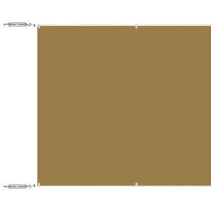Paravento Verticale Beige 60x1200 cm in Tessuto Oxford
