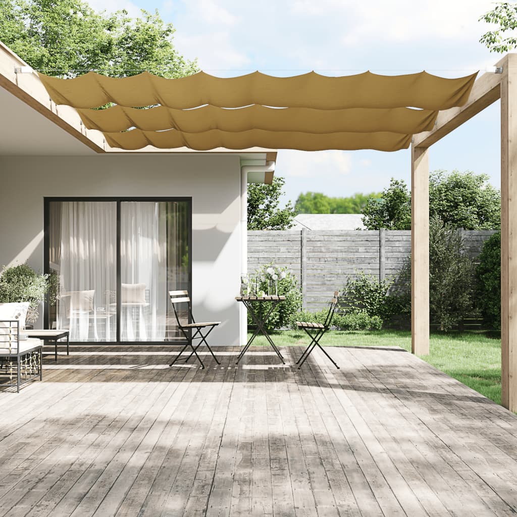 Paravento Verticale Beige 100x360 cm in Tessuto Oxford - homemem39