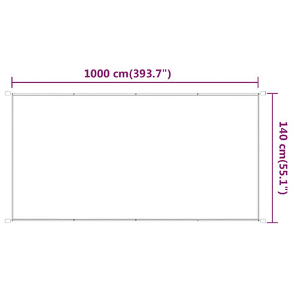 Paravento Verticale Beige 140x1000 cm in Tessuto Oxford - homemem39