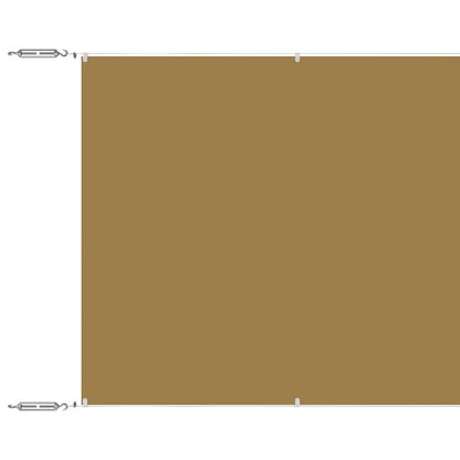 Paravento Verticale Beige 140x1200 cm in Tessuto Oxford