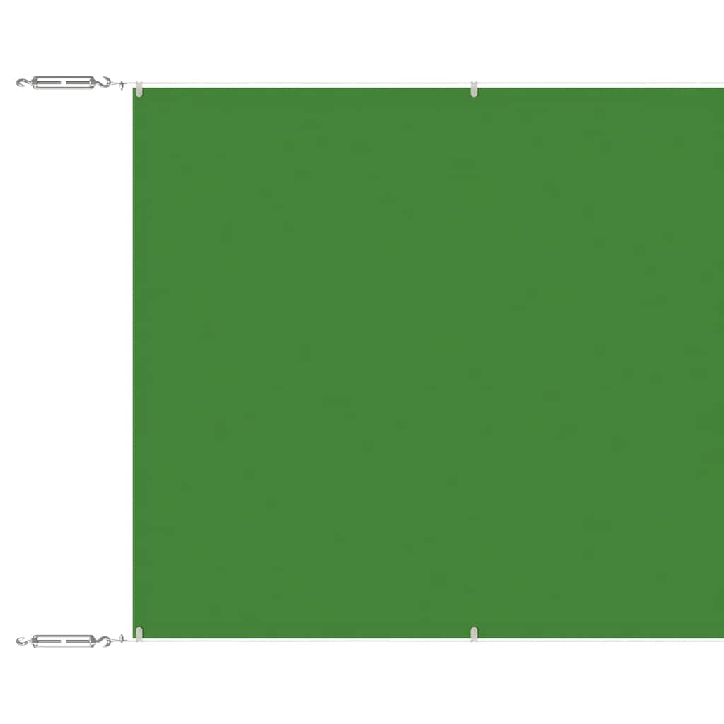 Paravento Verticale Verde Chiaro 100x1200 cm in Tessuto Oxford