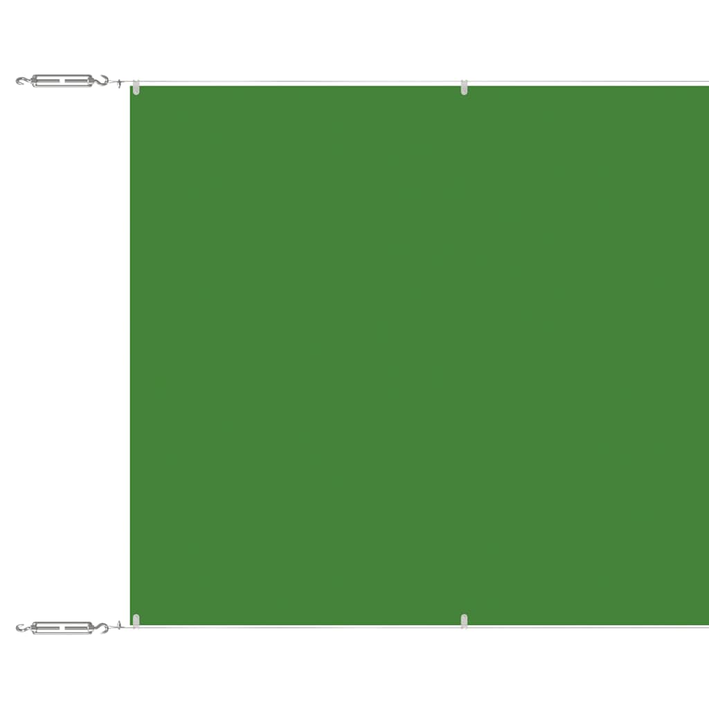 Paravento Verticale Verde Chiaro 140x600 cm in Tessuto Oxford