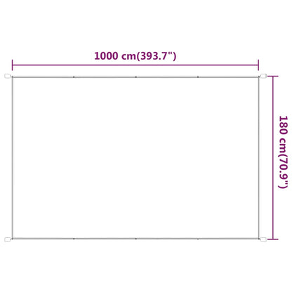 Hellgrüner vertikaler Paravent 180 x 1000 cm aus Oxford-Stoff