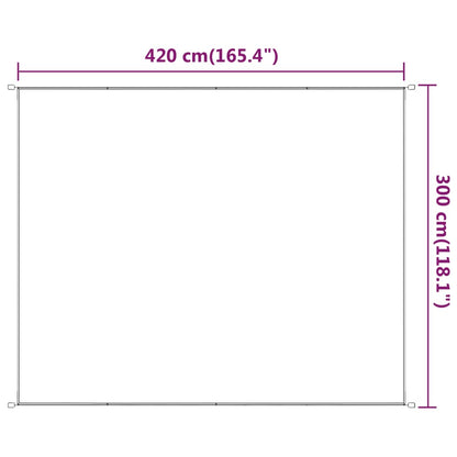 Paravento Verticale Verde Chiaro 300x420 cm in Tessuto Oxford | homemem39