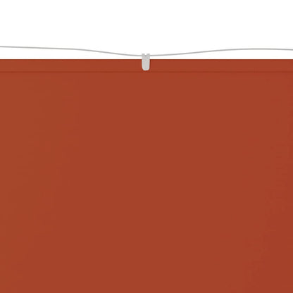 Paravento Verticale Terracotta 100x800 cm in Tessuto Oxford