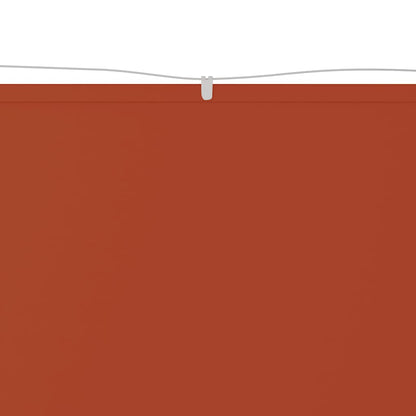 Paravento Verticale Terracotta 100x1000 cm in Tessuto Oxford