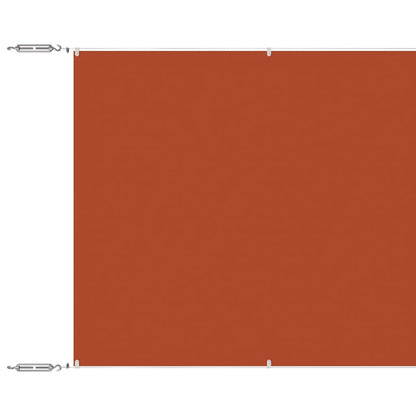 Paravento Verticale Terracotta 100x1200 cm in Tessuto Oxford