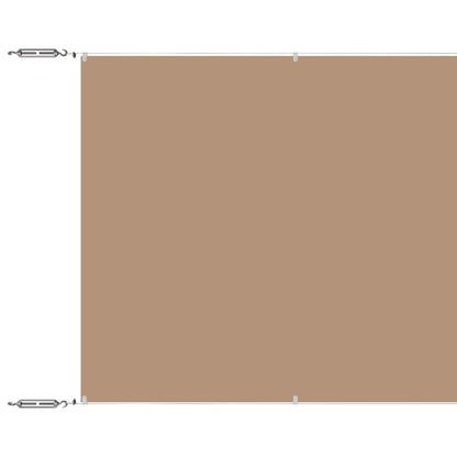 Paravento Verticale Tortora 60x1200 cm in Tessuto Oxford