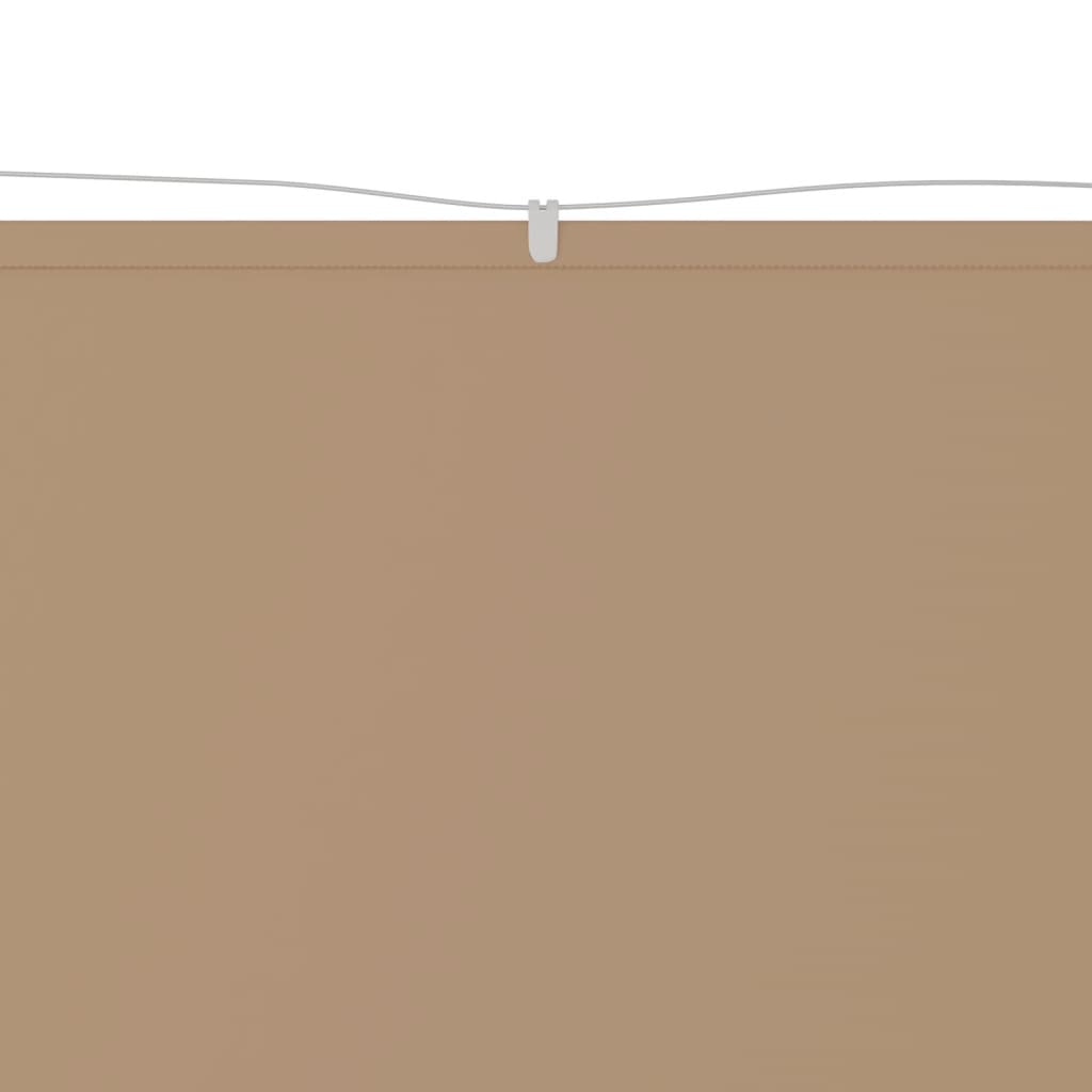 Paravento Verticale Tortora 60x1200 cm in Tessuto Oxford - homemem39