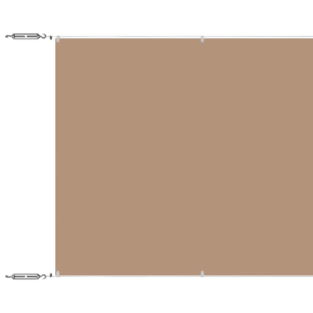 Paravento Verticale Tortora 100x1000 cm in Tessuto Oxford | homemem39