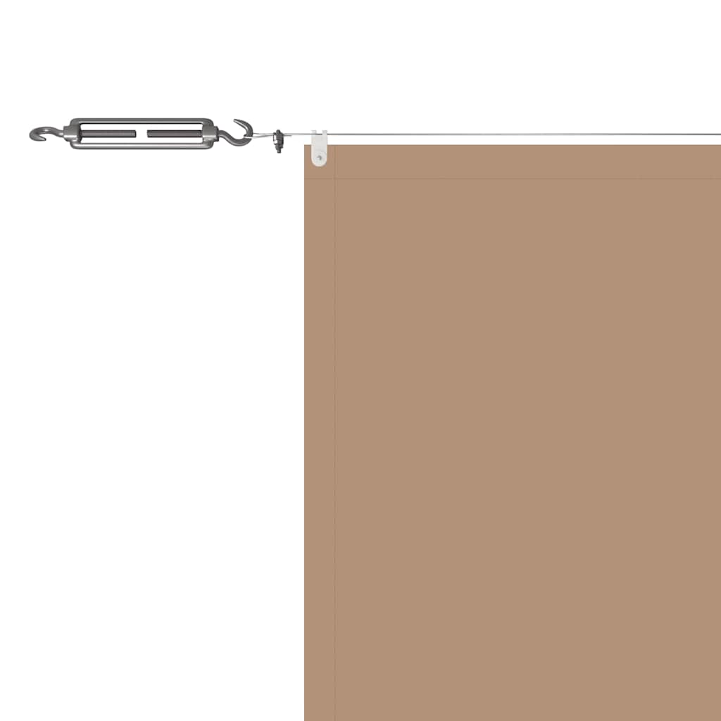 Paravento Verticale Tortora 100x1000 cm in Tessuto Oxford | homemem39