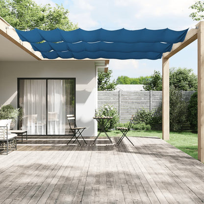 Paravento Verticale Blu 100x600 cm in Tessuto Oxford