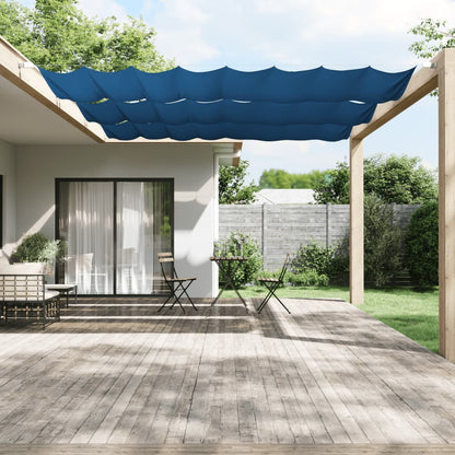 Paravento Verticale Blu 140x360 cm in Tessuto Oxford