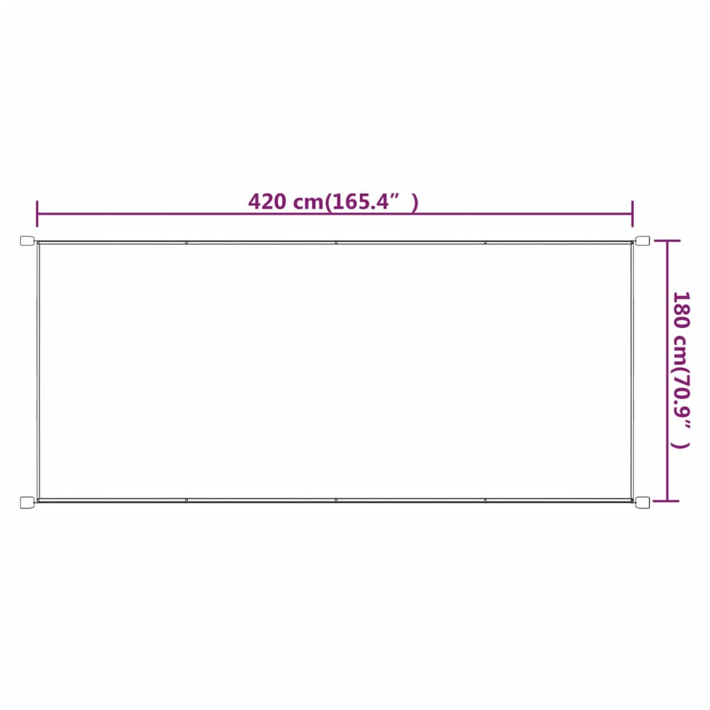 Paravento Verticale Blu 180x420 cm in Tessuto Oxford - homemem39