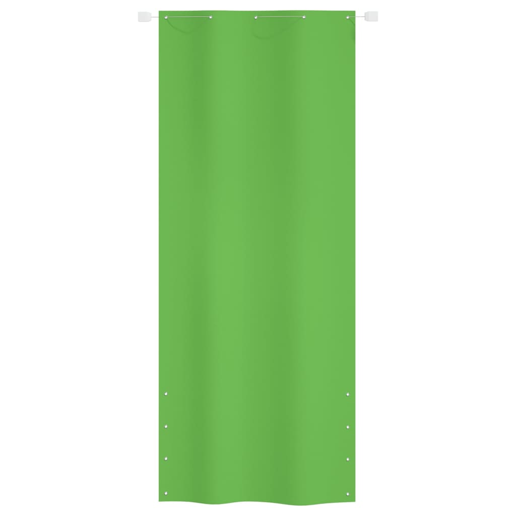 Paravento per Balcone Verde Chiaro 100x240 cm in Tessuto Oxford | homemem39