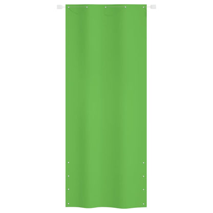 Paravento per Balcone Verde Chiaro 100x240 cm in Tessuto Oxford | homemem39