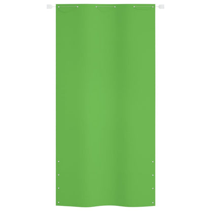 Paravento per Balcone Verde Chiaro 120x240 cm in Tessuto Oxford | homemem39