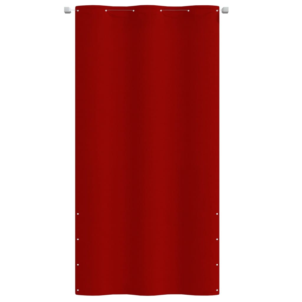 Paravento per Balcone Rosso 120x240 cm in Tessuto Oxford - homemem39