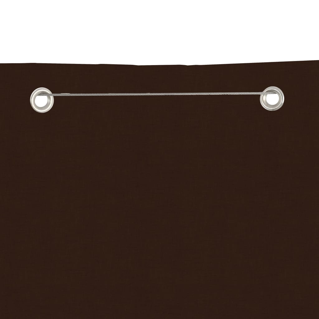 Paravento per Balcone Marrone 140x240 cm in Tessuto Oxford | homemem39