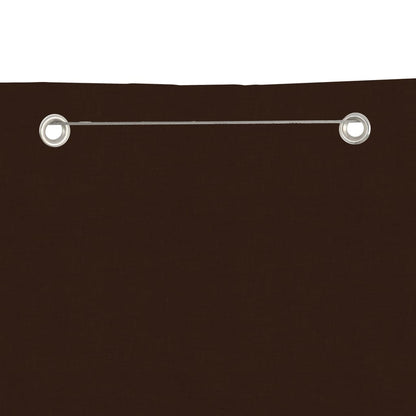 Paravento per Balcone Marrone 140x240 cm in Tessuto Oxford | homemem39