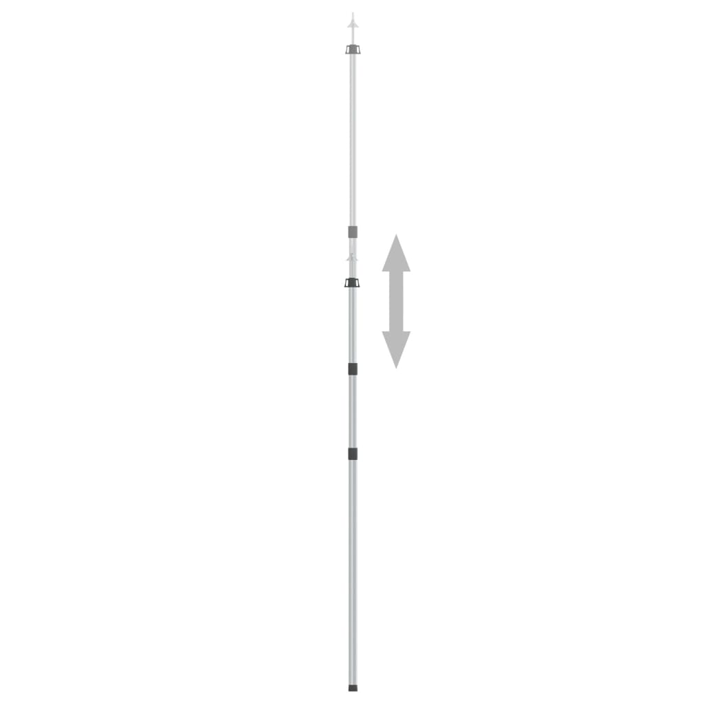 Aste Telescopiche per Tende 102-260 cm 2pz in Alluminio - homemem39