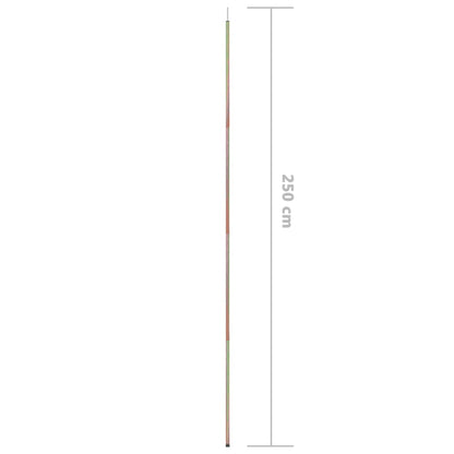 Asta per Parasole a Vela 250 cm Acciaio Zincato