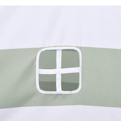 Tenda per bambini Rigato Grigio e Bianco 120 x 120 x 150 cm