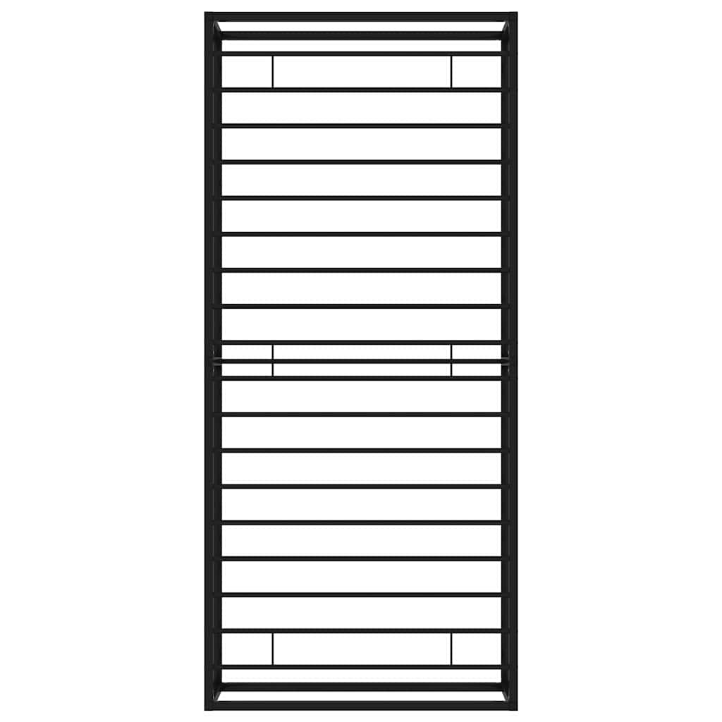 Giroletto Nero in Metallo 90x200 cm