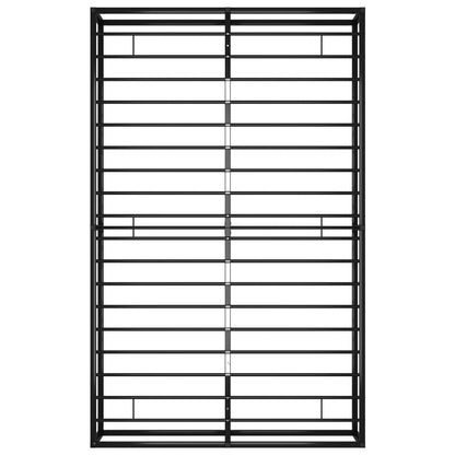 Giroletto Nero in Metallo 120x200 cm - homemem39