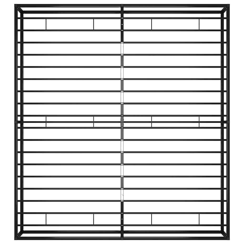 Giroletto Nero in Metallo 140x200 cm | homemem39