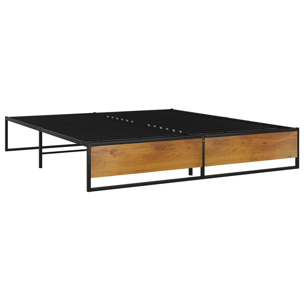 Giroletto Nero in Metallo 160x200 cm | homemem39