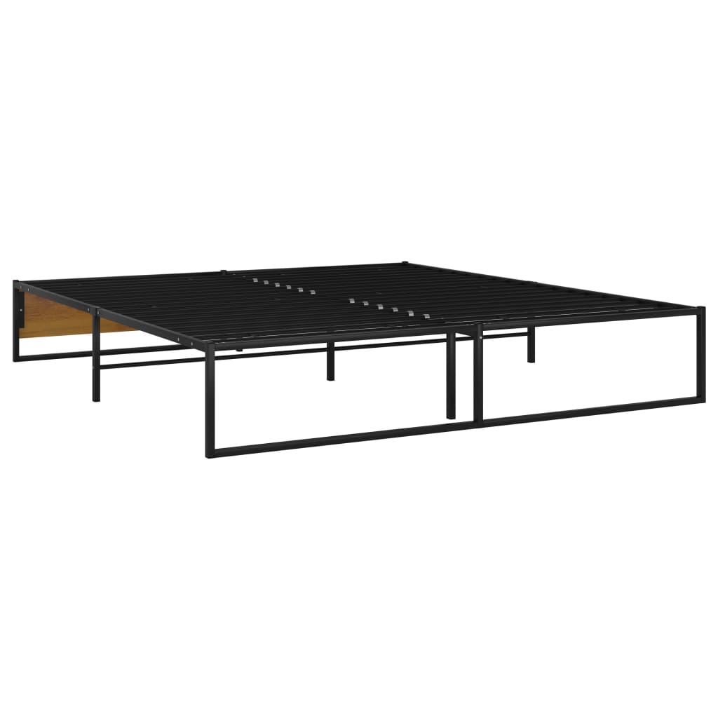 Giroletto Nero in Metallo 180x200 cm | homemem39