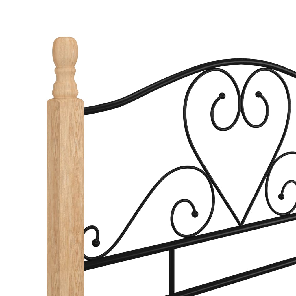 Giroletto Nero in Metallo 100x200 cm - homemem39