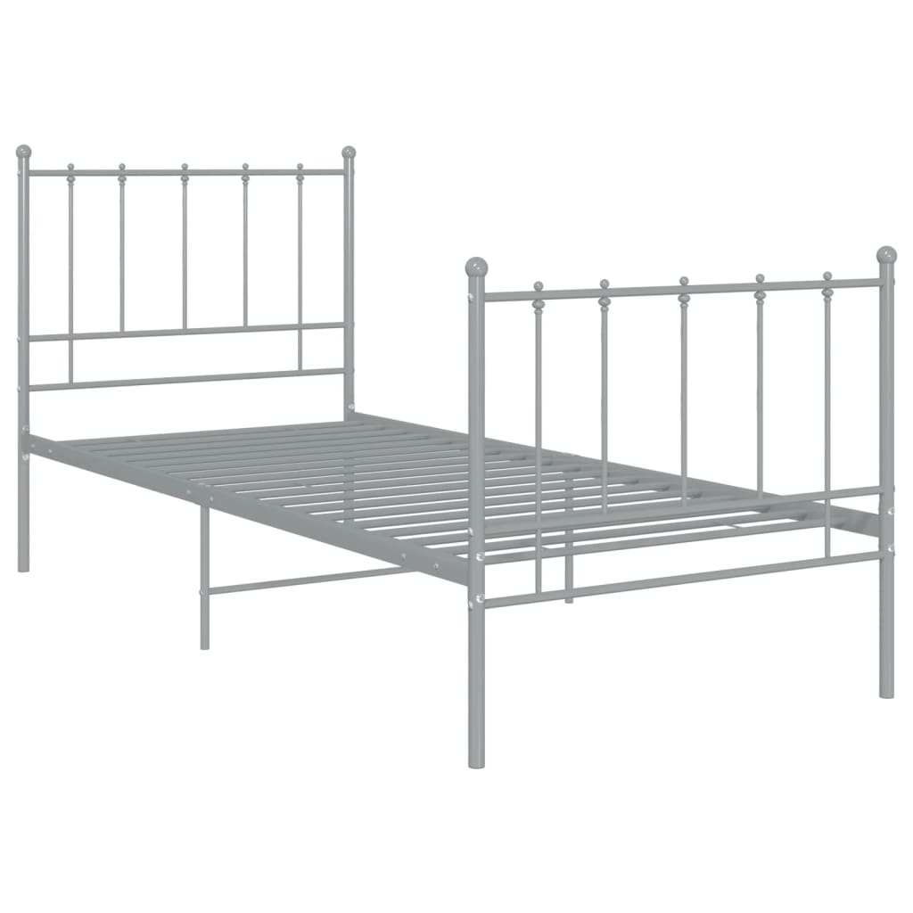 Giroletto Grigio in Metallo 100x200 cm | homemem39