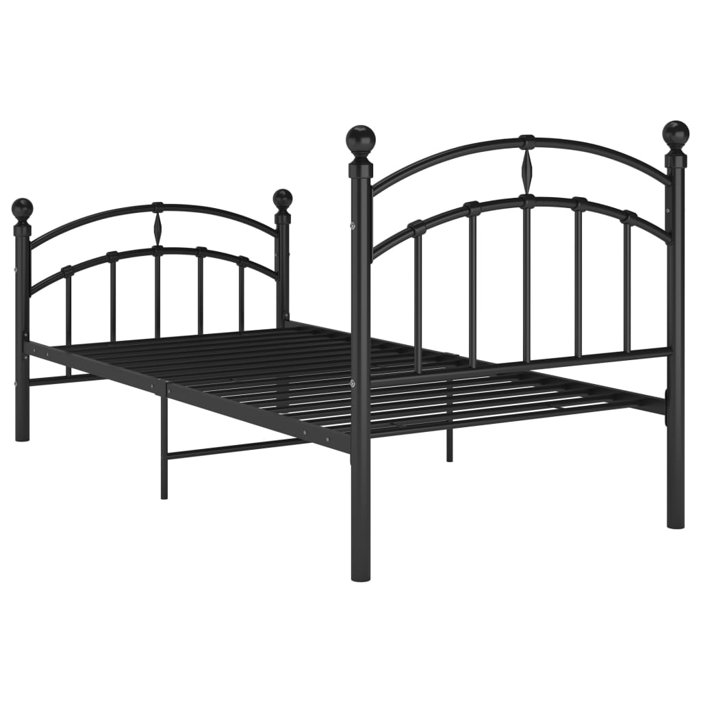 Giroletto Nero in Metallo 100x200 cm | homemem39