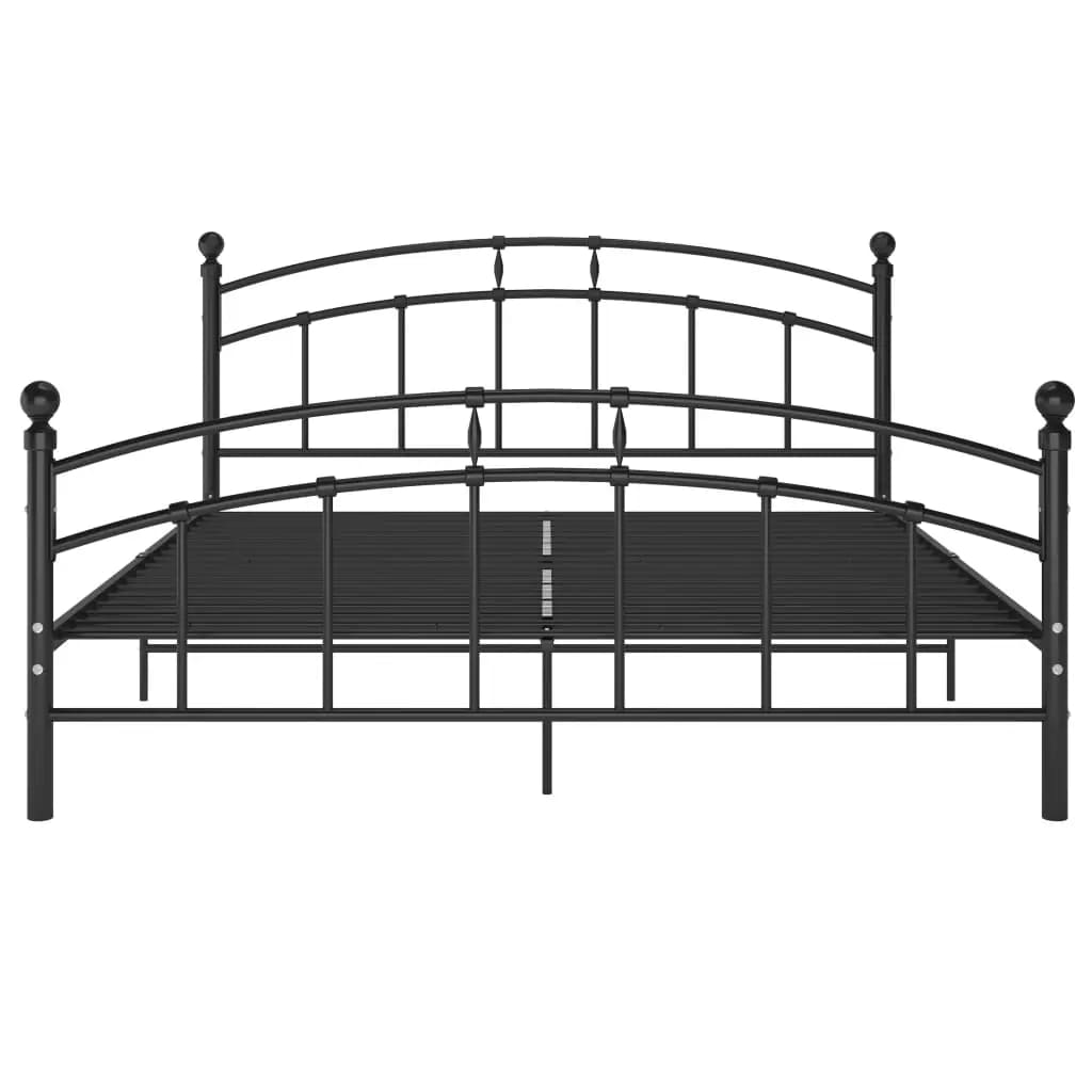 Giroletto Nero in Metallo 160x200 cm | homemem39