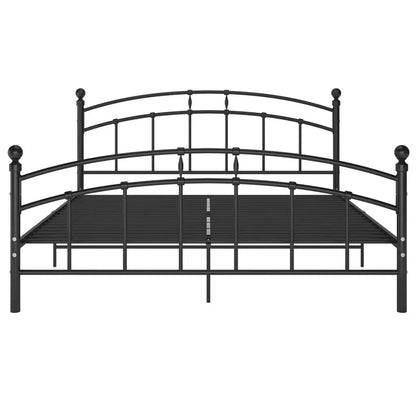 Giroletto Nero in Metallo 160x200 cm | homemem39