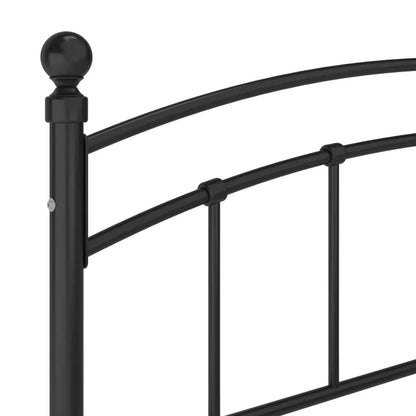 Giroletto Nero in Metallo 160x200 cm | homemem39