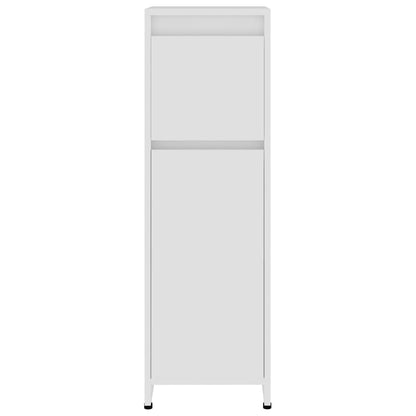 Set Mobili da Bagno 4 pz Bianco in Truciolato | homemem39
