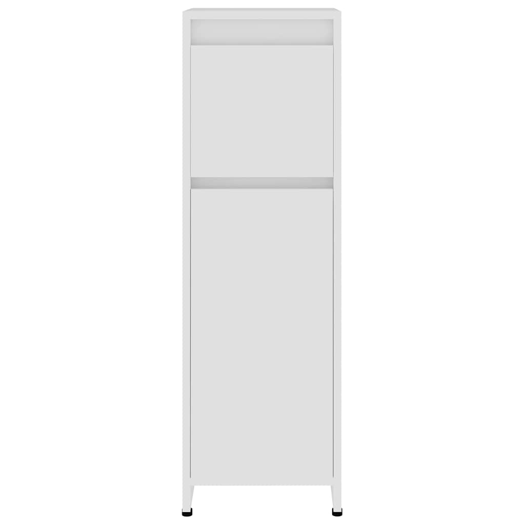 Set Mobili da Bagno 4 pz Bianco