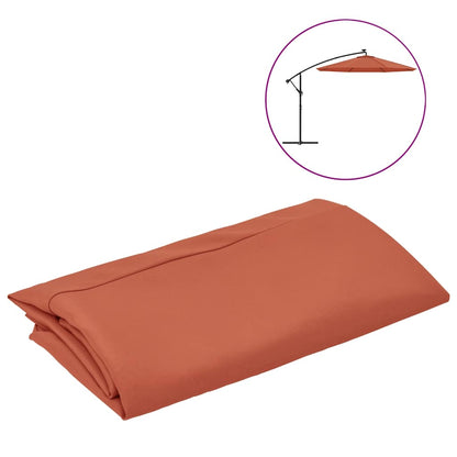 Telo di Ricambio per Ombrellone a Sbalzo Terracotta 300 cm | homemem39
